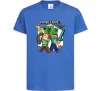 Детская футболка Майнкрафт зброя Ярко-синий фото