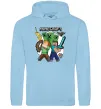 Жіноча толстовка (худі) Майнкрафт зброя Блакитний фото