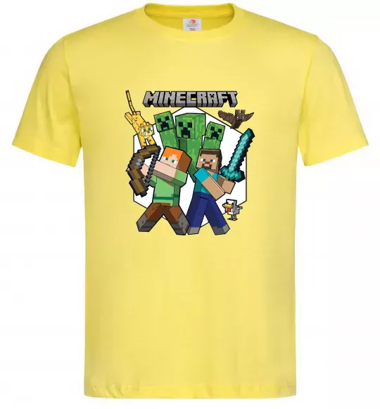 Мужская футболка Майнкрафт зброя Лимонный фото