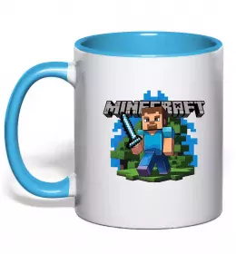 Чашка з кольоровою ручкою