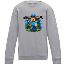 Дитячий світшот Minecraft Steve