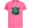 Дитяча футболка Minecraft Steve Яскраво-рожевий фото
