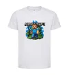 Детская футболка Minecraft Steve Белый фото