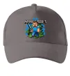 Кепка Minecraft Steve Серый фото