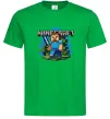 Мужская футболка Minecraft Steve Зеленый фото