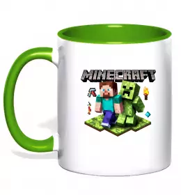 Чашка з кольоровою ручкою