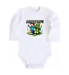 Дитячий бодік Minecraft Steve Creeper Білий фото