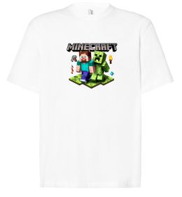Футболка Оверсайз Minecraft Steve Creeper