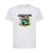 Дитяча футболка Minecraft Steve Creeper Білий фото