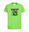 Дитяча футболка Minecraft Steve Creeper Лаймовий фото