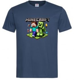 Мужская футболка Minecraft Steve Creeper