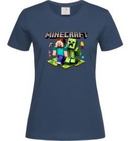 Женская футболка Minecraft Steve Creeper