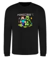 Свитшот Minecraft Steve Creeper Черный фото