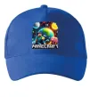 Кепка Minecraft space Ярко-синий фото