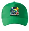 Кепка Minecraft space Зеленый фото