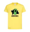 Детская футболка Minecraft creeper Лимонный фото