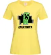 Женская футболка Minecraft creeper Лимонный Женская футболка Minecraft creeper Лимонный фото