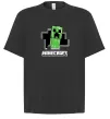 Футболка Оверсайз Minecraft creeper Черный фото
