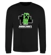 Світшот Minecraft creeper Чорний фото