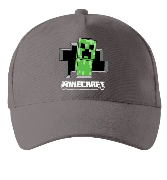 Кепка Minecraft creeper Сірий фото