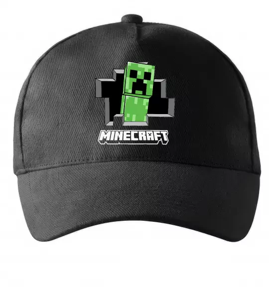 Кепка Minecraft creeper Черный фото