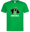 Мужская футболка Minecraft creeper Зеленый фото