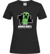Женская футболка Minecraft creeper Черный Женская футболка Minecraft creeper Черный фото