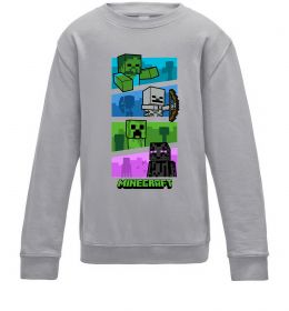 Детский Свитшот Minecraft Characters