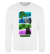 Свитшот Minecraft Characters Белый фото
