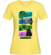 Женская футболка Minecraft Characters Лимонный фото