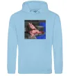 Женская толстовка (худи) Minecraft Cats Голубой фото