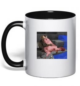 Чашка с цветной ручкой Minecraft Cats