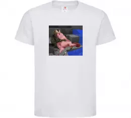 Дитяча футболка Minecraft Cats Білий фото