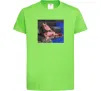 Дитяча футболка Minecraft Cats Лаймовий фото