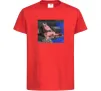Дитяча футболка Minecraft Cats Червоний фото