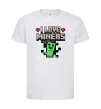 Детская футболка I love miners Белый фото