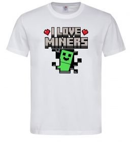Мужская футболка I love miners