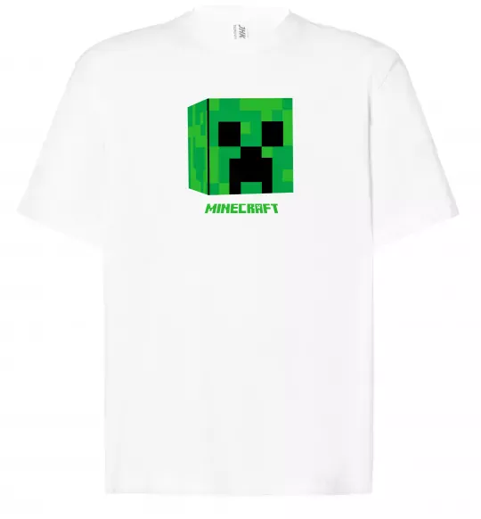 Футболка Оверсайз Creeper Білий фото
