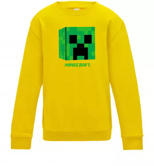 Детский Свитшот Creeper Солнечно желтый фото