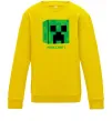 Детский Свитшот Creeper Солнечно желтый фото