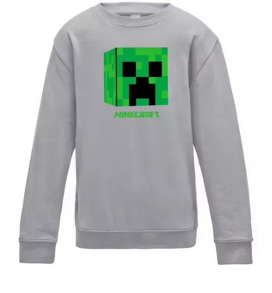 Детский Свитшот Creeper Серый меланж фото