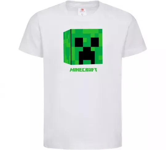Дитяча футболка Creeper Білий фото
