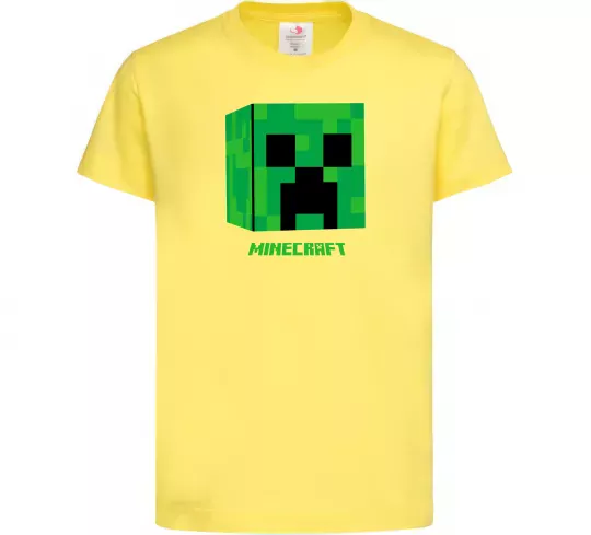 Дитяча футболка Creeper Лимонний фото