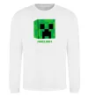 Світшот Creeper Білий фото