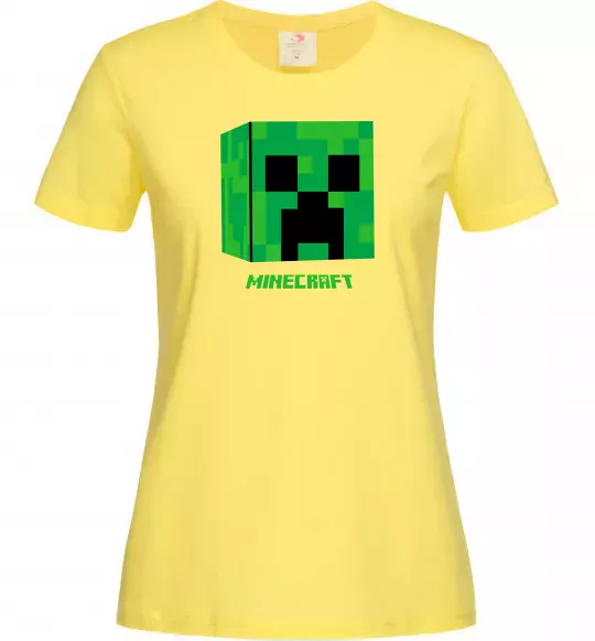 Женская футболка Creeper Лимонный фото