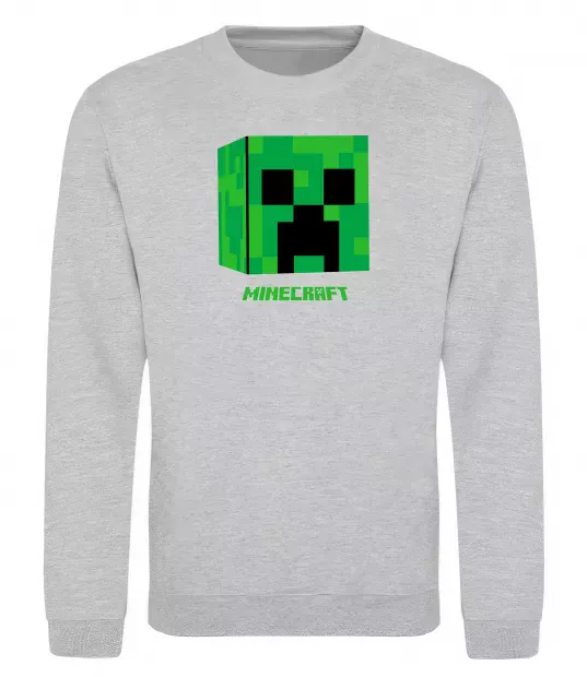 Свитшот Creeper Серый меланж фото