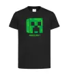 Дитяча футболка Creeper Чорний фото