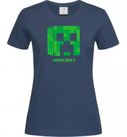 Женская футболка Creeper Темно-синий фото