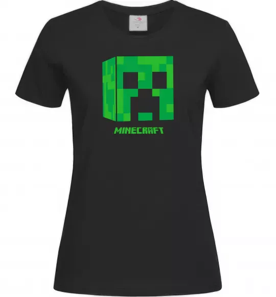 Женская футболка Creeper Черный фото