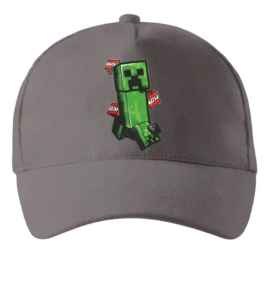 Кепка Creeper TNT Серый фото
